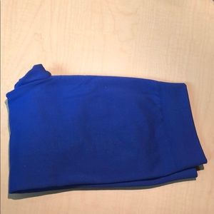 Royal Blue fleece leggings